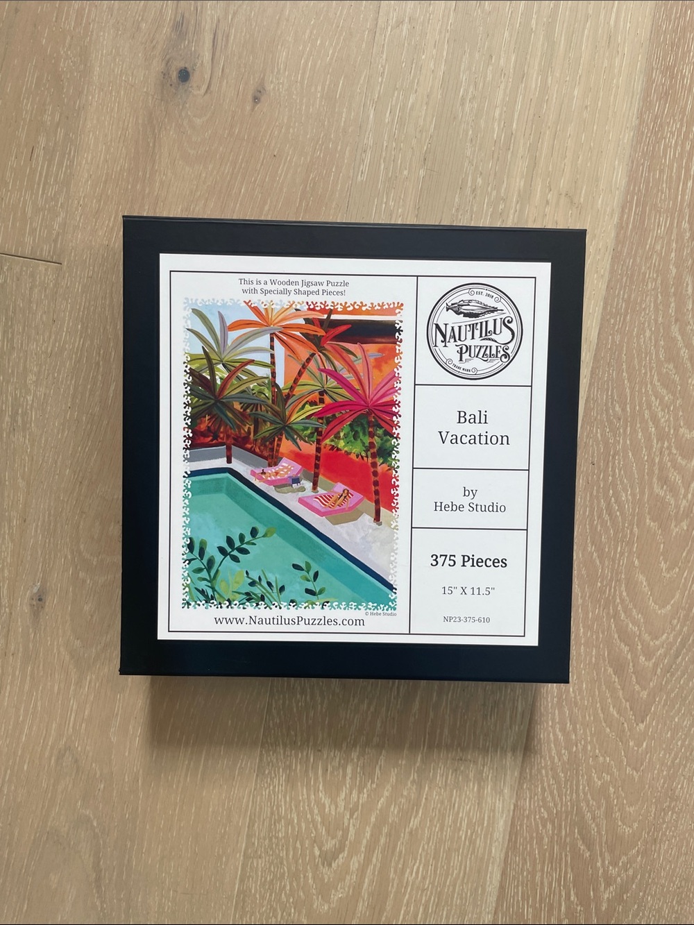 Nautilus wood puzzle 375 pieces